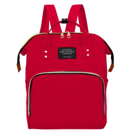 Mochila Bolsa Cavalera Reforçada Feminina Dia a Dia Trabalho Faculdade -  Vermelho