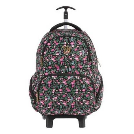 Mochila C/ Rodinhas Liberty Black Capricho Grande 4 Bolsos Ref. 48915 - Dermiwil - Dmw Menor preço em Mochila C/ Rodinhas Liberty Black Capricho Grande 4 Bolsos Ref. 48915 - Dermiwil - Dmw