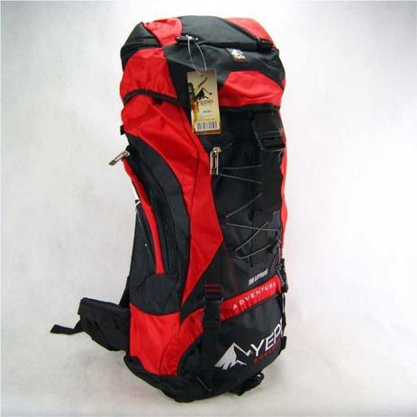 Mochila Camping Cargueira Impermeável YEPP MC3001 55lt Vermelha - 20 Menor preço em Mochila Camping Cargueira Impermeável YEPP MC3001 55lt Vermelha - 20