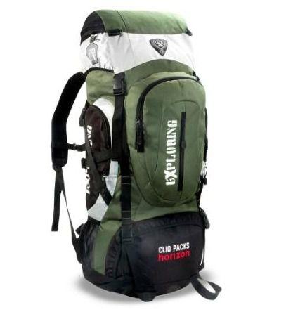 Mochila Camping Trilha 70 Litros MC5386 Clio - Verde Menor preço em Mochila Camping Trilha 70 Litros MC5386 Clio - Verde