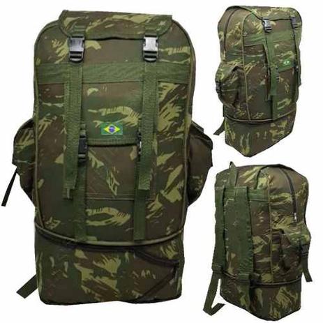 Mochila Camuflada Militar Impermeável Resistente Camping 503 - Vrs Menor preço em Mochila Camuflada Militar Impermeável Resistente Camping 503 - Vrs