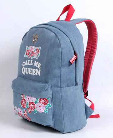Mochila Capricho Jeans Call me Queen - Dmw Menor preço em Mochila Capricho Jeans Call me Queen - Dmw