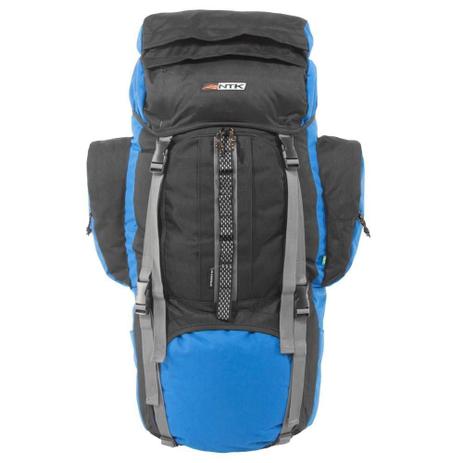 Mochila cargueira 80L preta e azul - INTRUDER - Nautika Menor preço em Mochila cargueira 80L preta e azul - INTRUDER - Nautika