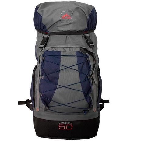 Mochila Cargueira Caminhada 50 Litros Azul Marinho - Trilhas e Rumos Menor preço em Mochila Cargueira Caminhada 50 Litros Azul Marinho - Trilhas e Rumos