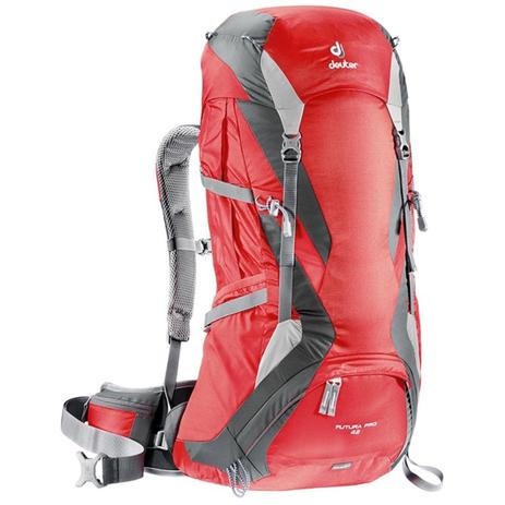 Mochila Cargueira de Caminhada Futura Pro 42 Litros Vermelha Deuter Menor preço em Mochila Cargueira de Caminhada Futura Pro 42 Litros Vermelha Deuter