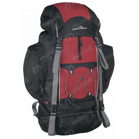 Mochila Cargueira Montanhes Vermelha 70 + 10 Litros com Capa de Chuva Nautika Menor preço em Mochila Cargueira Montanhes Vermelha 70 + 10 Litros com Capa de Chuva Nautika