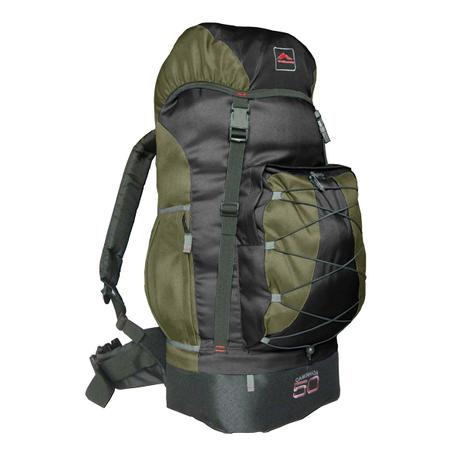 Mochila Cargueira Trilhas E Rumos Caminhada 50 L Verde E Preto Menor preço em Mochila Cargueira Trilhas E Rumos Caminhada 50 L Verde E Preto