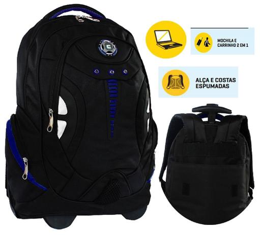 Mochila Carrinho Notebook 15.6 Reforçada Escolar Esportiva Faculdade - Convoy Menor preço em Mochila Carrinho Notebook 15.6 Reforçada Escolar Esportiva Faculdade - Convoy