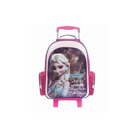 Mochila Carrinho Premium Elsa Frozen - Dermiwil Menor preço em Mochila Carrinho Premium Elsa Frozen - Dermiwil