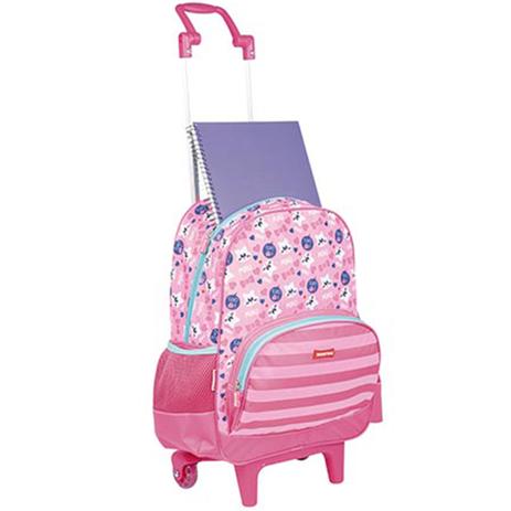 Menor preço em Mochila Cats Troller Feminina com Rodinhas E Puxador Sestini