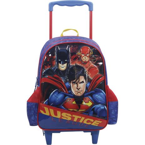 Mochila com Rodas Pequena 14 Liga da Justiça Powerful Xeryus Menor preço em Mochila com Rodas Pequena 14 Liga da Justiça Powerful Xeryus
