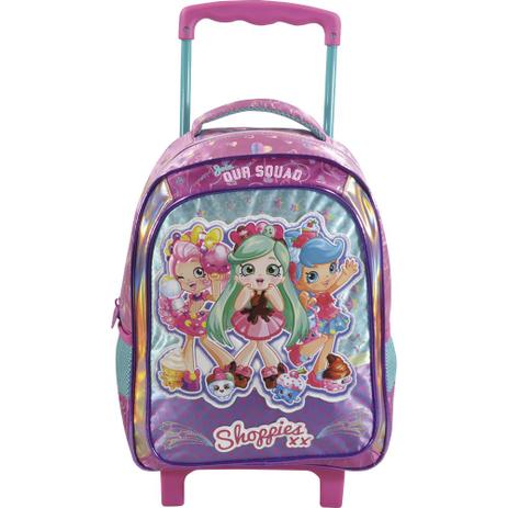Mochila com Rodas Pequena 14 Shoppies Sweet Friends Xeryus Menor preço em Mochila com Rodas Pequena 14 Shoppies Sweet Friends Xeryus