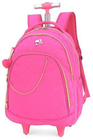 Mochila com Rodinhas Barbie Crinkle para Notebook Rosa MC51230BB-RA Menor preço em Mochila com Rodinhas Barbie Crinkle para Notebook Rosa MC51230BB-RA