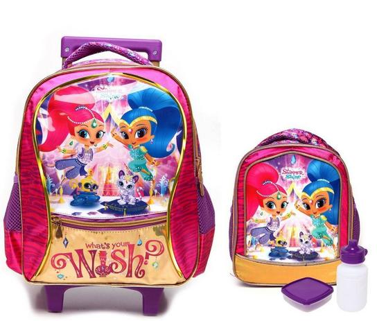 Mochila com Rodinhas Shimmer Shine Wish com Lancheira - Xeryus Menor preço em Mochila com Rodinhas Shimmer Shine Wish com Lancheira - Xeryus