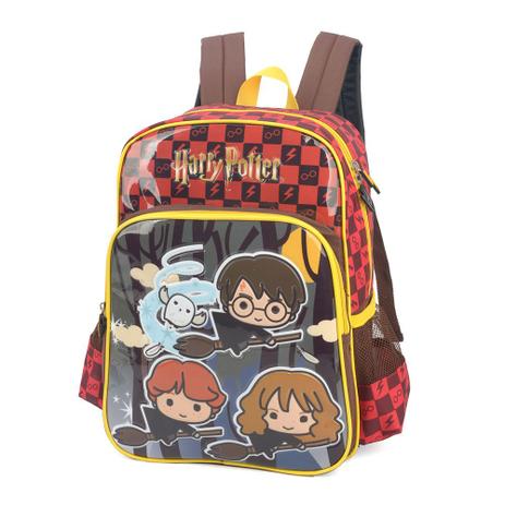 Mochila Costas Harry Potter Marrom - Luxcel Menor preço em Mochila Costas Harry Potter Marrom - Luxcel