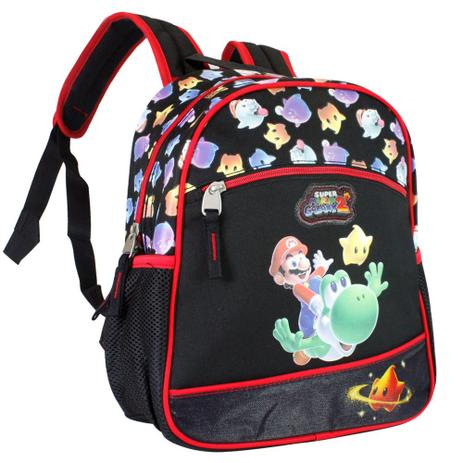 Mochila Costas Infantil Super Mario Cg29860 Preta - Chenson Menor preço em Mochila Costas Infantil Super Mario Cg29860 Preta - Chenson