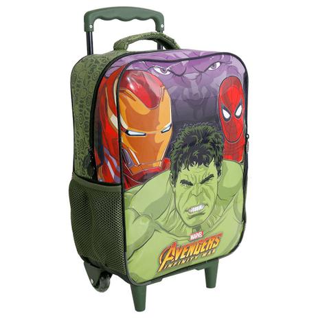 Mochila de Carrinho 16” Avengers Infinity War - Hulk - Xeryus Menor preço em Mochila de Carrinho 16” Avengers Infinity War - Hulk - Xeryus