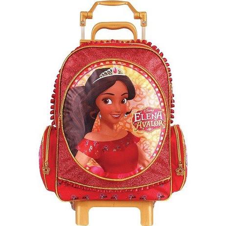Mochila de Carrinho Elena de Avalor Grande 3 Bolsos Dermiwil - Dmw é ruim? Mochila de Carrinho Elena de Avalor Grande 3 Bolsos Dermiwil - Dmw é boa?