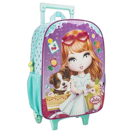 Mochila de Carrinho Jolie 16” - Isabela e Cadelinha - Tilibra Menor preço em Mochila de Carrinho Jolie 16” - Isabela e Cadelinha - Tilibra