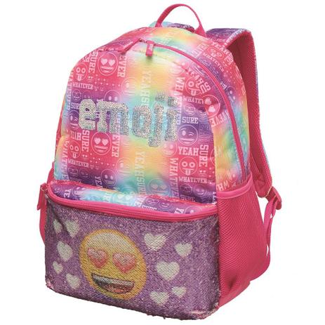 Mochila de costa emoji rainbow 979a04 - pacific Menor preço em Mochila de costa emoji rainbow 979a04 - pacific