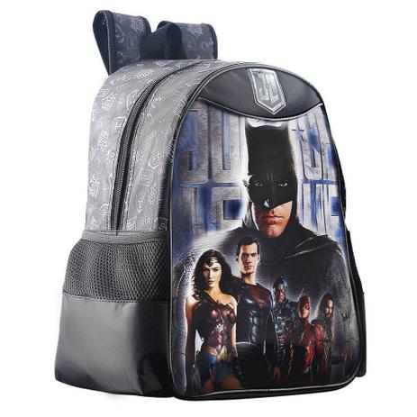 Mochila de Costas 14” Lenticular Liga da Justiça - Xeryus Menor preço em Mochila de Costas 14” Lenticular Liga da Justiça - Xeryus
