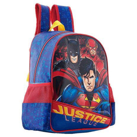 Mochila de Costas 16” Liga da Justiça Powerful - Xeryus Menor preço em Mochila de Costas 16” Liga da Justiça Powerful - Xeryus
