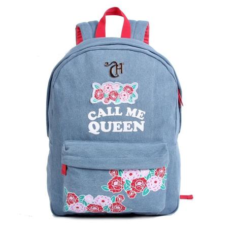 Mochila De Costas Capricho Jeans Call Me Queen - Mochila capricho Menor preço em Mochila De Costas Capricho Jeans Call Me Queen - Mochila capricho