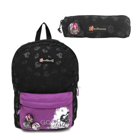 Mochila De Costas Geek Casual Descendentes com Estojo - Dermiwil - Mochila dermiwil Menor preço em Mochila De Costas Geek Casual Descendentes com Estojo - Dermiwil - Mochila dermiwil