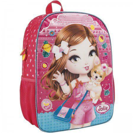 Mochila de Costas Infantil Grande JOLIE MORENA - Tilibra Menor preço em Mochila de Costas Infantil Grande JOLIE MORENA - Tilibra