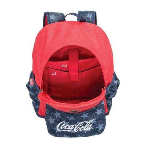 Mochila De Costas Juvenil Coca-Cola American Flag G - Pacific Menor preço em Mochila De Costas Juvenil Coca-Cola American Flag G - Pacific
