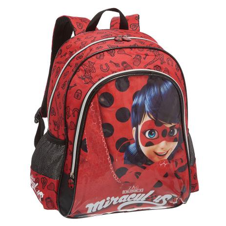 Mochila de Costas + Máscara - Miracolous Ladybug - Pacific Menor preço em Mochila de Costas + Máscara - Miracolous Ladybug - Pacific