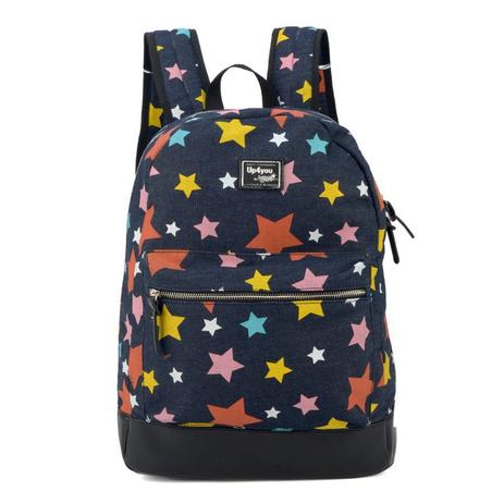 Mochila De Costas Up4you By Larissa Manoela Jeans estrela Escuro - Mochila e mala luxcel Menor preço em Mochila De Costas Up4you By Larissa Manoela Jeans estrela Escuro - Mochila e mala luxcel