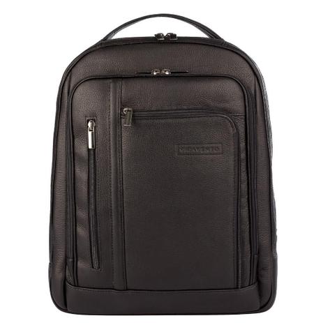 Mochila de couro Connect preta Masculino - Vira Vento é boa?
