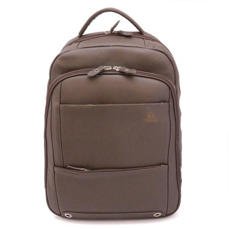 Mochila de Couro Super Reforçada Oferta Top Maxxi Style Café. - LARGADÃO - BEDS Menor preço em Mochila de Couro Super Reforçada Oferta Top Maxxi Style Café. - LARGADÃO - BEDS