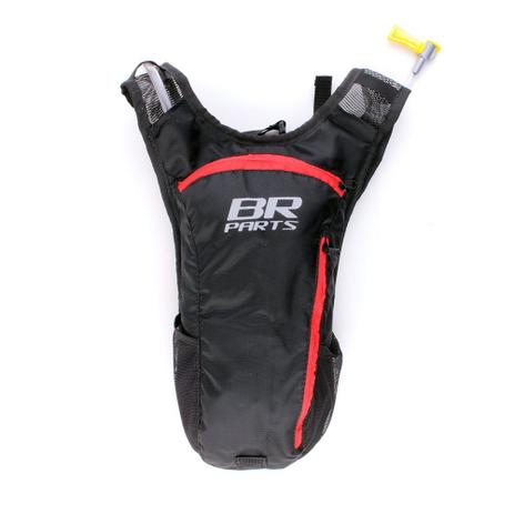 Mochila De Hidratação BR Parts Combat - 2 Litros - Preta/Vermelha é boa?