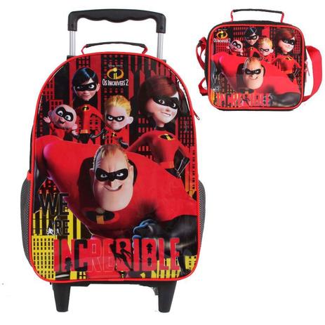 Mochila De Rodinha Easy Os Incriveis Com Lancheira - Mochila dermiwil Menor preço em Mochila De Rodinha Easy Os Incriveis Com Lancheira - Mochila dermiwil