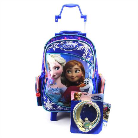 Mochila de rodinha escolar Frozen Disney G 37131 - Mochila Infantil -  Magazine Luiza
