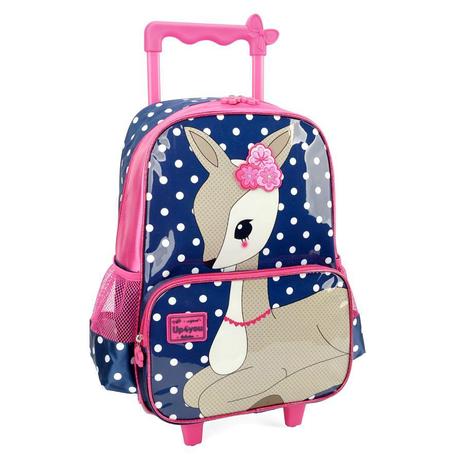 Mochila de Rodinha Escolar Up4you Petit Bambi com lancheira - Mochila e mala luxcel Menor preço em Mochila de Rodinha Escolar Up4you Petit Bambi com lancheira - Mochila e mala luxcel