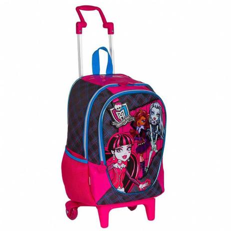 Mochila De Rodinha Grande Monster High 14y01 - Sestini Menor preço em Mochila De Rodinha Grande Monster High 14y01 - Sestini