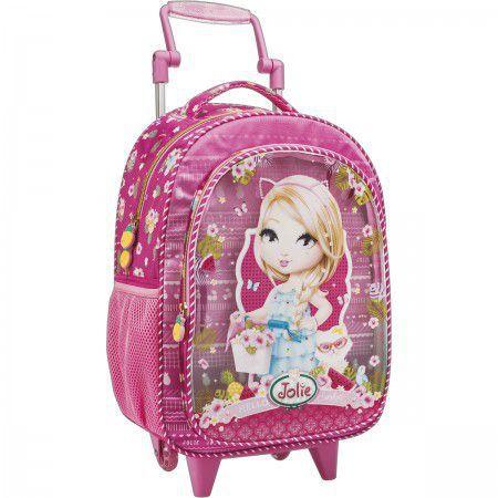 Mochila de Rodinhas Infantil Grande JOLIE LOIRA LUXO - Tilibra Menor preço em Mochila de Rodinhas Infantil Grande JOLIE LOIRA LUXO - Tilibra