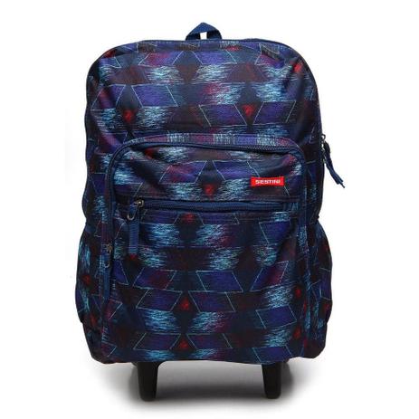 Mochila de Rodinhas Juvenil Sestini 2 em 1 G Azul-marinho Menor preço em Mochila de Rodinhas Juvenil Sestini 2 em 1 G Azul-marinho