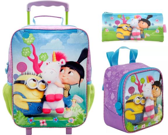 Mochila de Rodinhas Minions Fluffadelic Agnes Xeryus G 7780 Menor preço em Mochila de Rodinhas Minions Fluffadelic Agnes Xeryus G 7780
