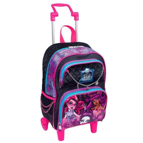 Mochila de Rodinhas Monster High Grande - Sestini Menor preço em Mochila de Rodinhas Monster High Grande - Sestini