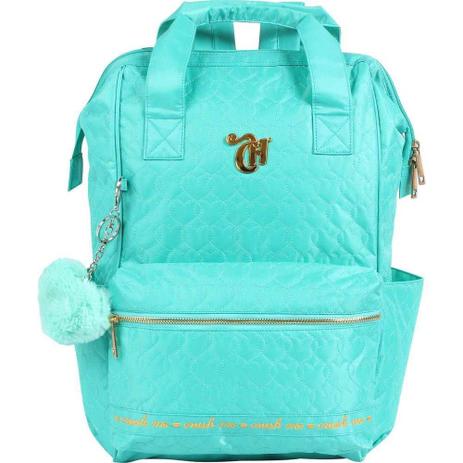 Mochila DMW Capricho By Maisa 3 Bolsos Verde - 11351 Menor preço em Mochila DMW Capricho By Maisa 3 Bolsos Verde - 11351