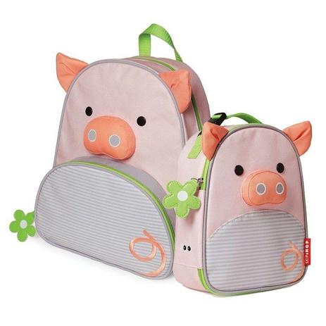 Mochila e Lancheira Zoo Porca Skip Hop Menor preço em Mochila e Lancheira Zoo Porca Skip Hop