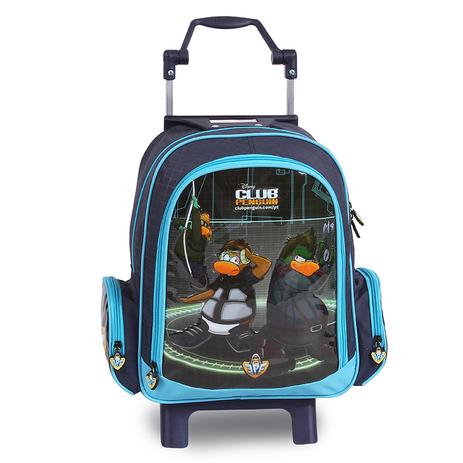 Mochila escolar com rodas 51423/15 - Club Penguin - Dermiwil - Dermiwil industria plastica ltda Menor preço em Mochila escolar com rodas 51423/15 - Club Penguin - Dermiwil - Dermiwil industria plastica ltda