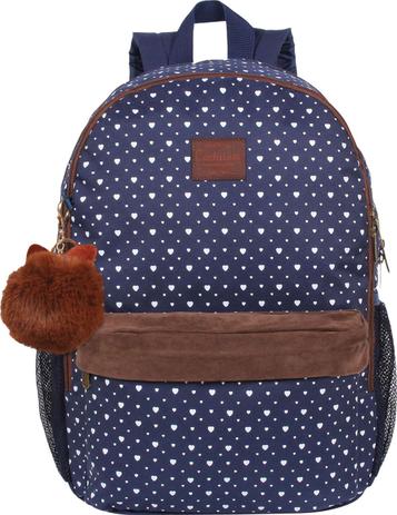 Mochila Escolar Container Blue C/POMPOM GD Dermiwil Menor preço em Mochila Escolar Container Blue C/POMPOM GD Dermiwil