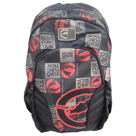 Mochila Escolar Ecko Smolder EK2059 Preto/Vermelho - Nytron - Tendtudo Menor preço em Mochila Escolar Ecko Smolder EK2059 Preto/Vermelho - Nytron - Tendtudo