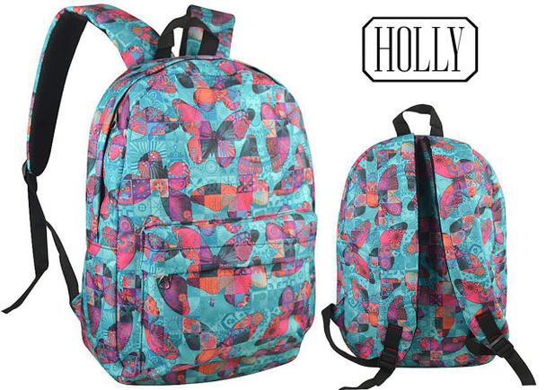 Mochila Escolar Esportiva Azul Borboleta Adulta Resistente Juvenil Holly é boa?