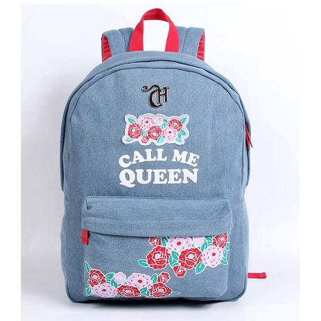 Mochila escolar grande sem roda - 11291/19 - Capricho Jeans - DMW Menor preço em Mochila escolar grande sem roda - 11291/19 - Capricho Jeans - DMW